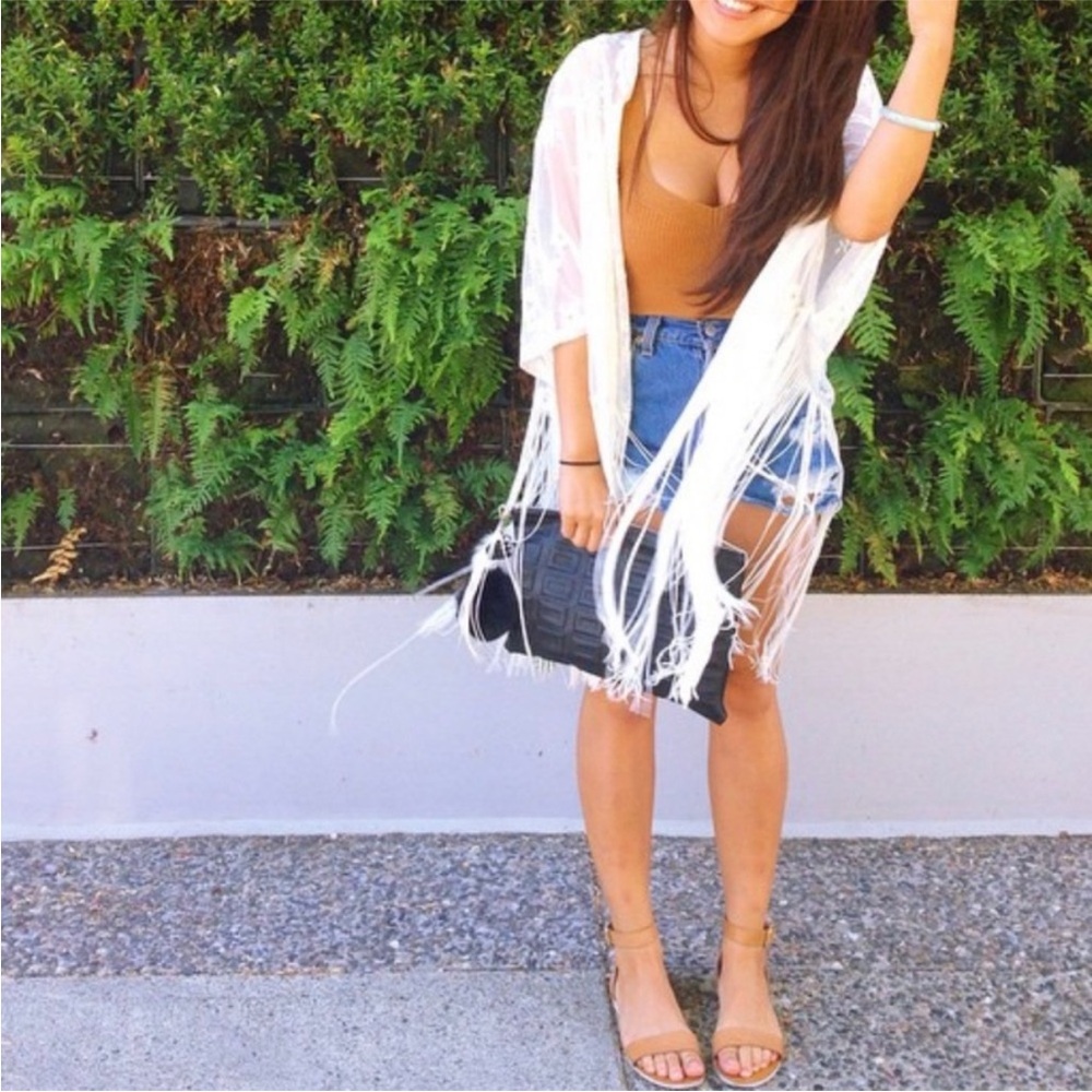 Blu Moon Lace Kimono